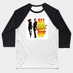 Pow Wow It's All Mixed Up Gayle & Gillian Blakeney (The Twins) Baseball T-Shirt